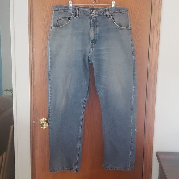 Vintage Wrangler Jeans Sz 38" x 31.5" - Picture 1 of 7